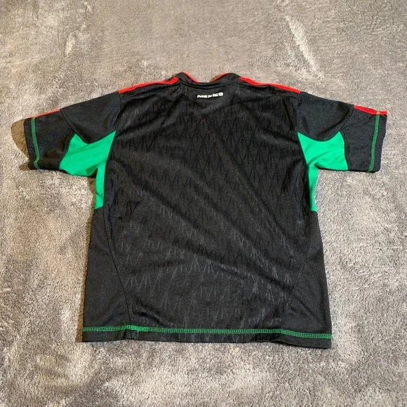 Gool Juvenil Mexico National Team Soccer Jersey Kids Black Green Red El Tri - Picture 5 of 9
